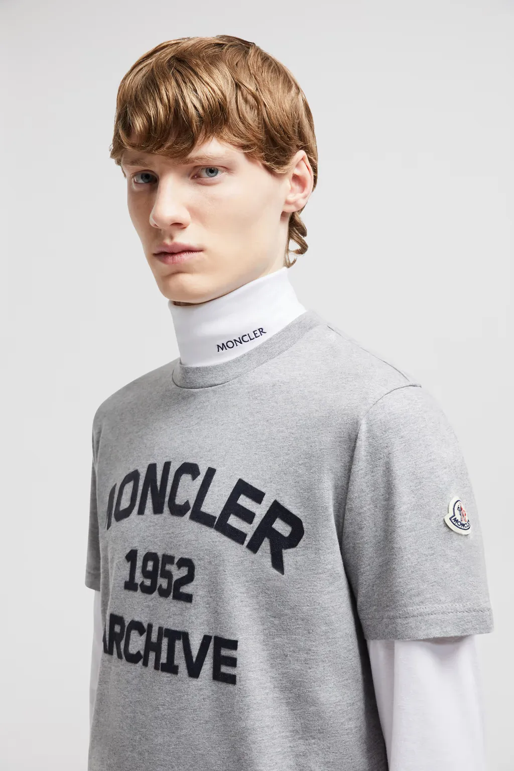 Moncler Logo Printed Crewneck T-Shirt