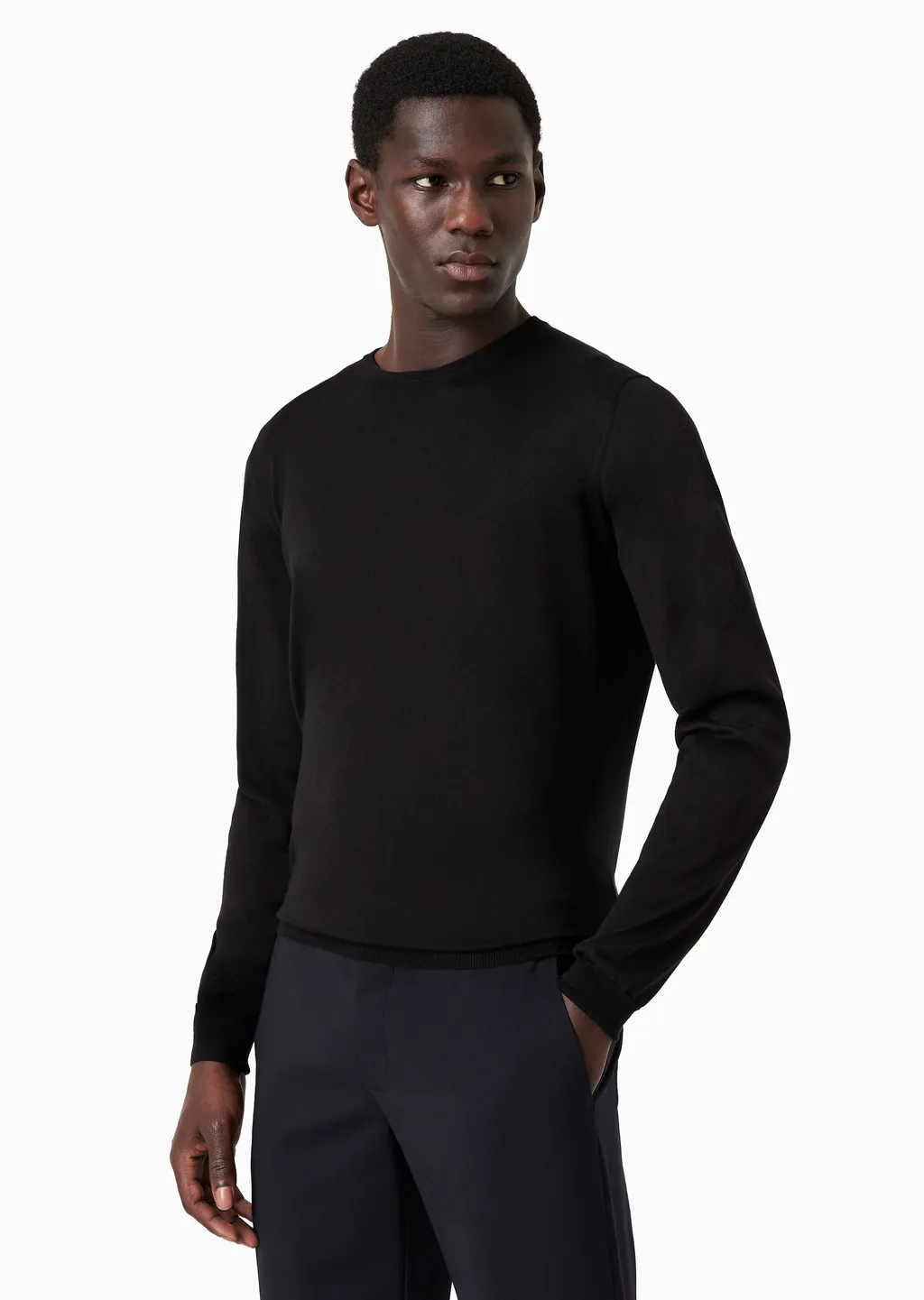 Giorgio Armani Crewneck Long-Sleeved Jumper