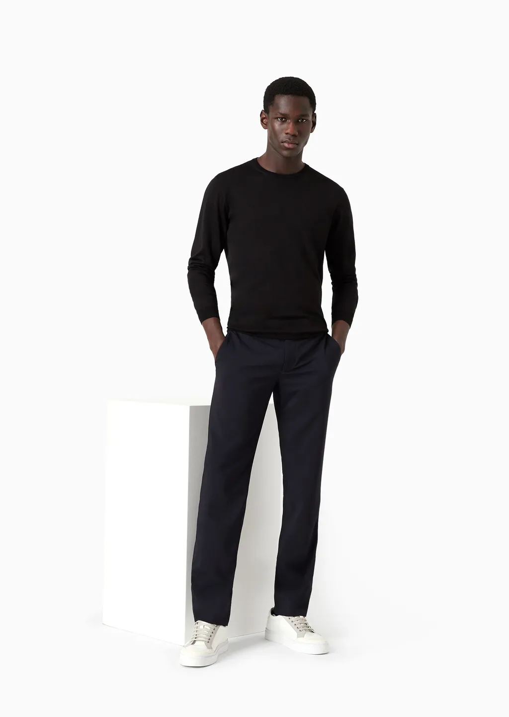Giorgio Armani Crewneck Long-Sleeved Jumper