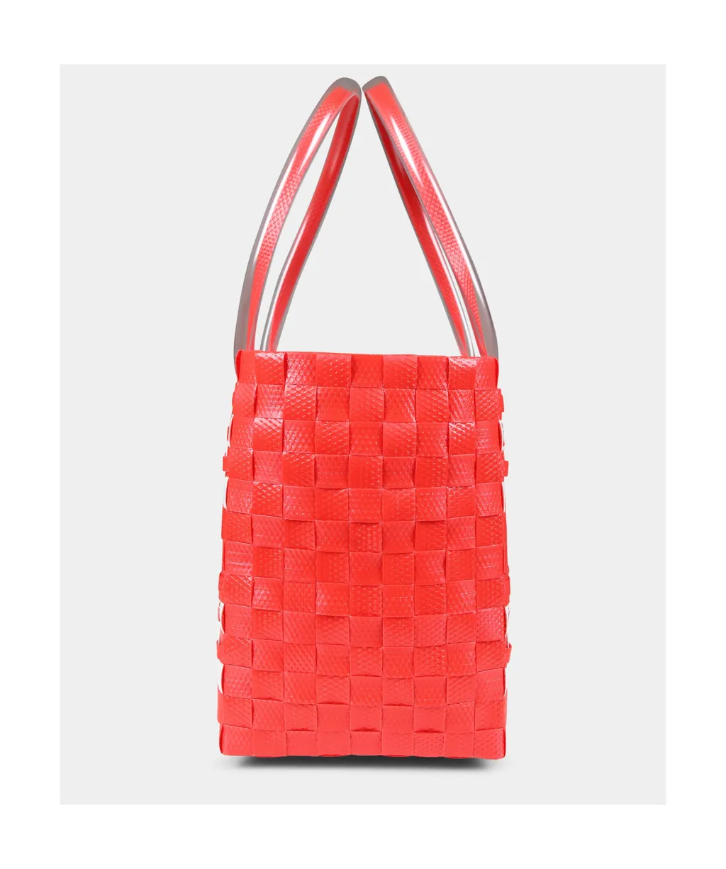 Marni Kids Woven-Designed Top Handle Bag