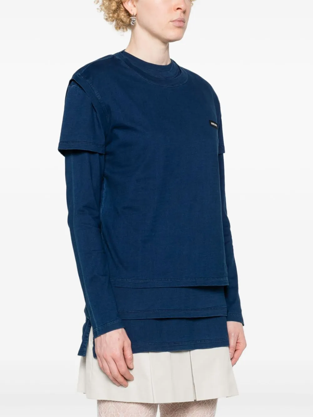 Miu Miu Set Of Three Logo Patch T-Shirts