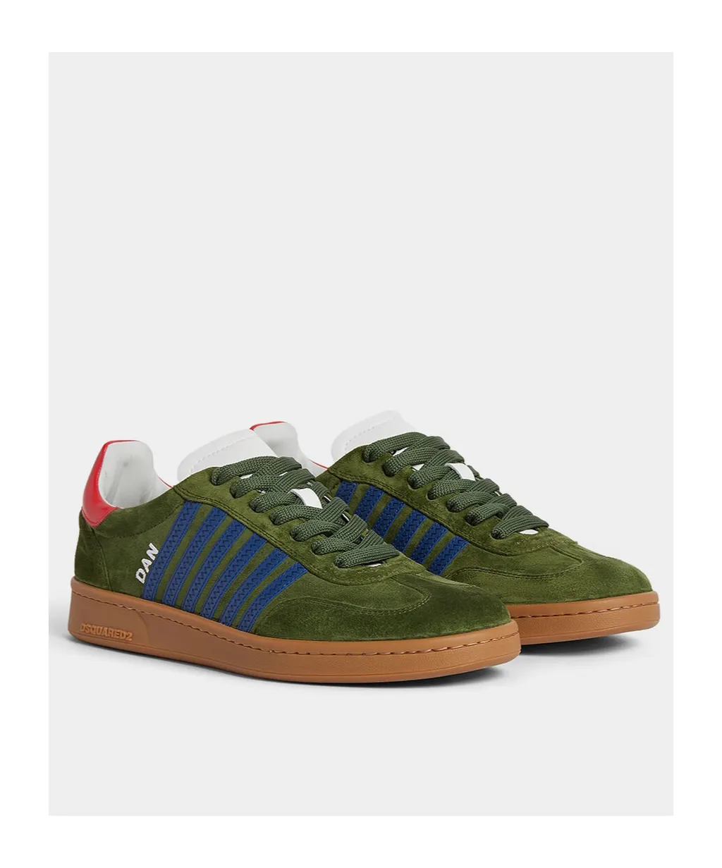 Dsquared2 Stripe Pattern Low-Top Sneakers