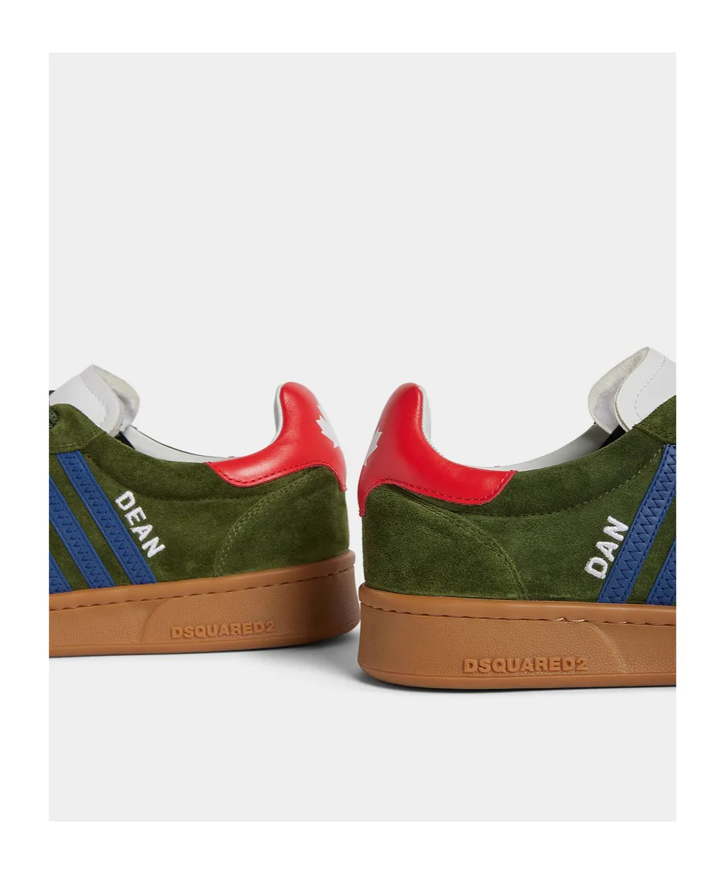 Dsquared2 Stripe Pattern Low-Top Sneakers