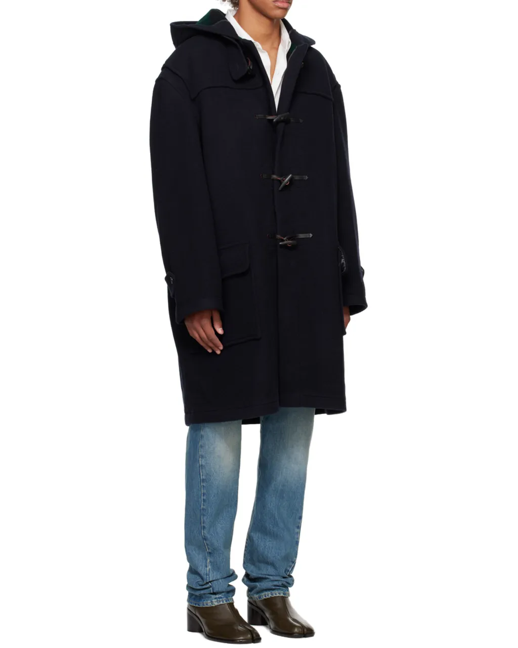 Maison Margiela Hooded Mid-Length Coat