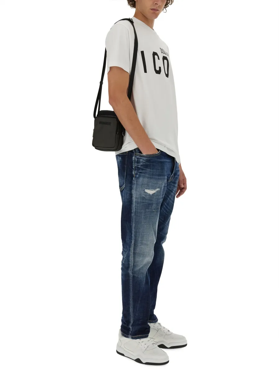 Dsquared2 Icon Printed Crewneck T-Shirt
