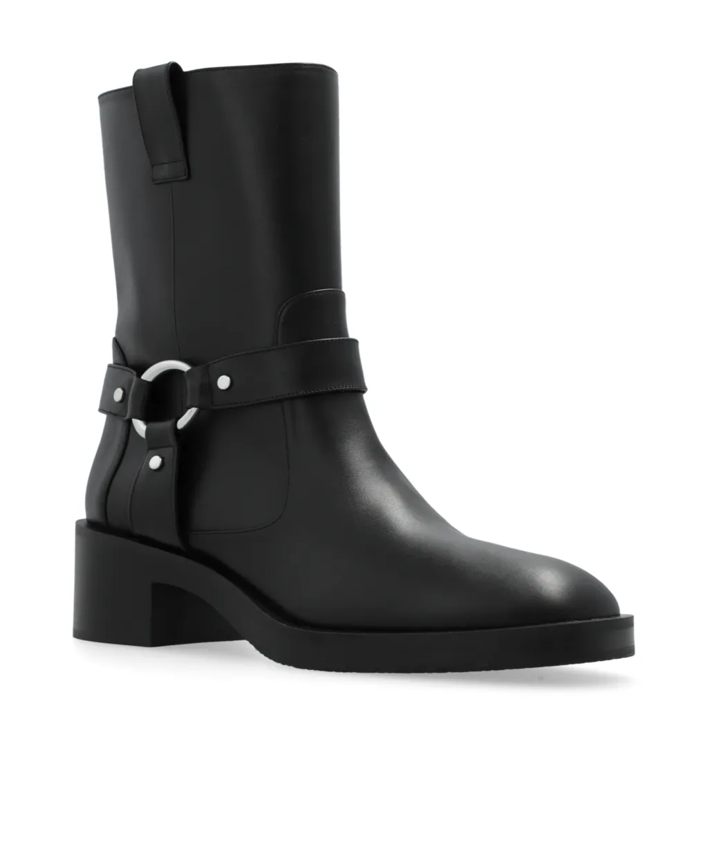 Stuart Weitzman Round Toe Ankle Boots