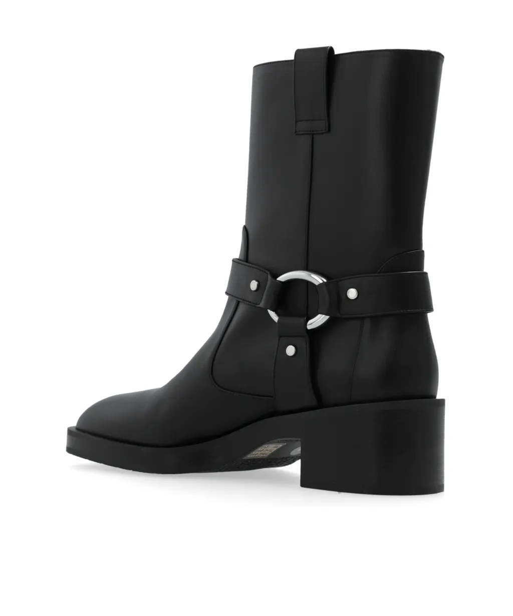 Stuart Weitzman Round Toe Ankle Boots
