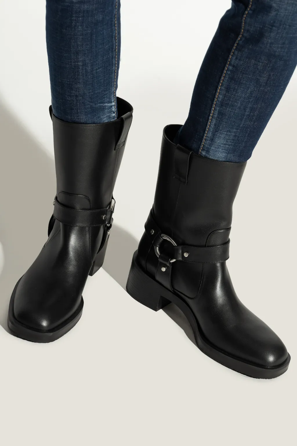 Stuart Weitzman Round Toe Ankle Boots