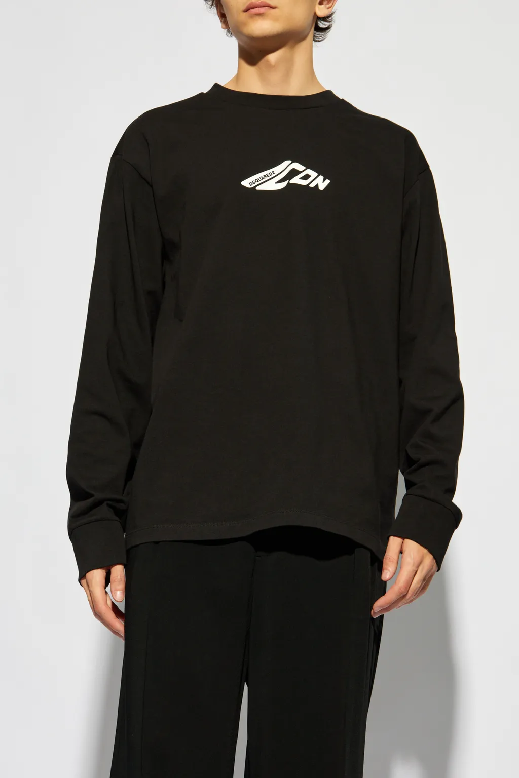 Dsquared2 Logo Printed Long-Sleeved T-Shirt