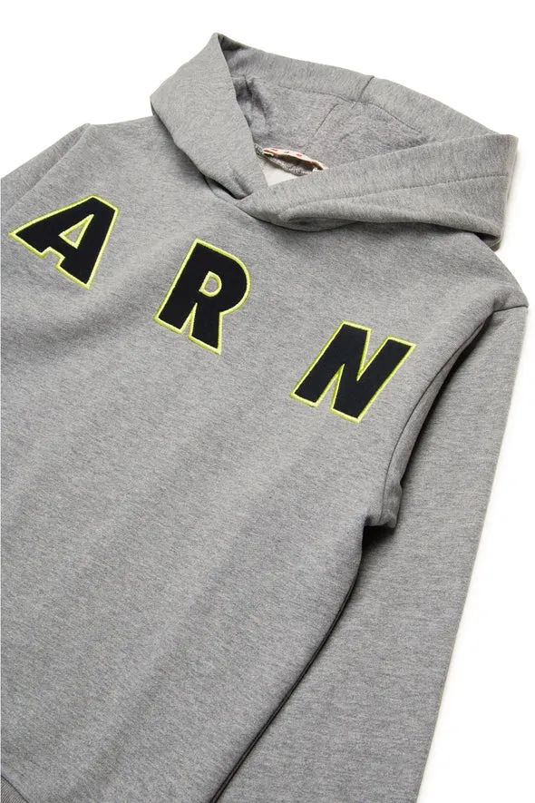 Marni Kids Logo-Printed Long-Sleeved Hoodie