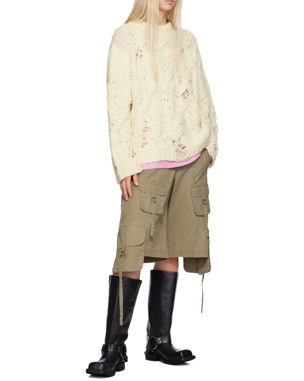 Acne Studios Distressed Crewneck Jumper