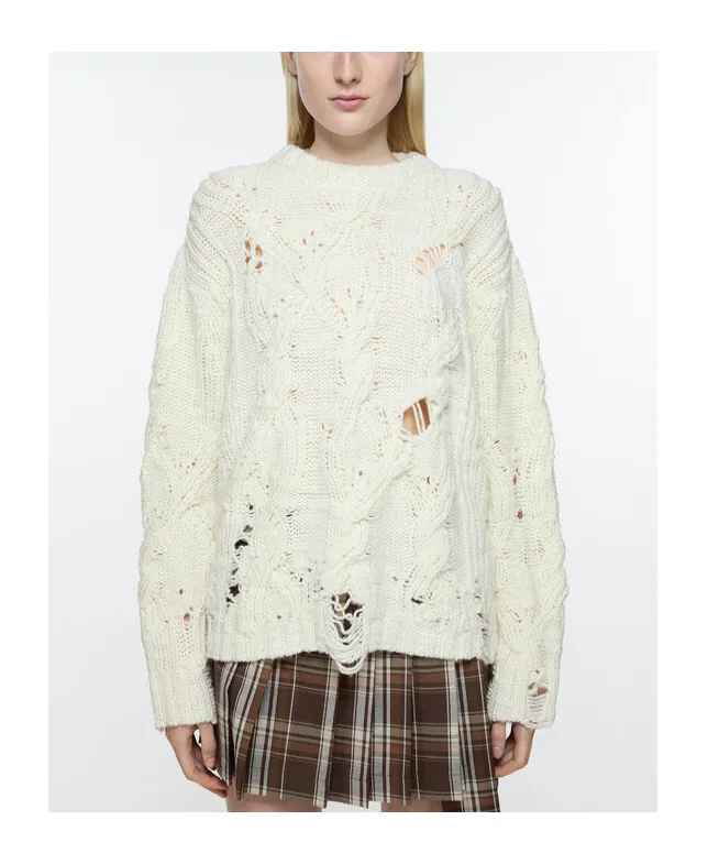 Acne Studios Distressed Crewneck Jumper