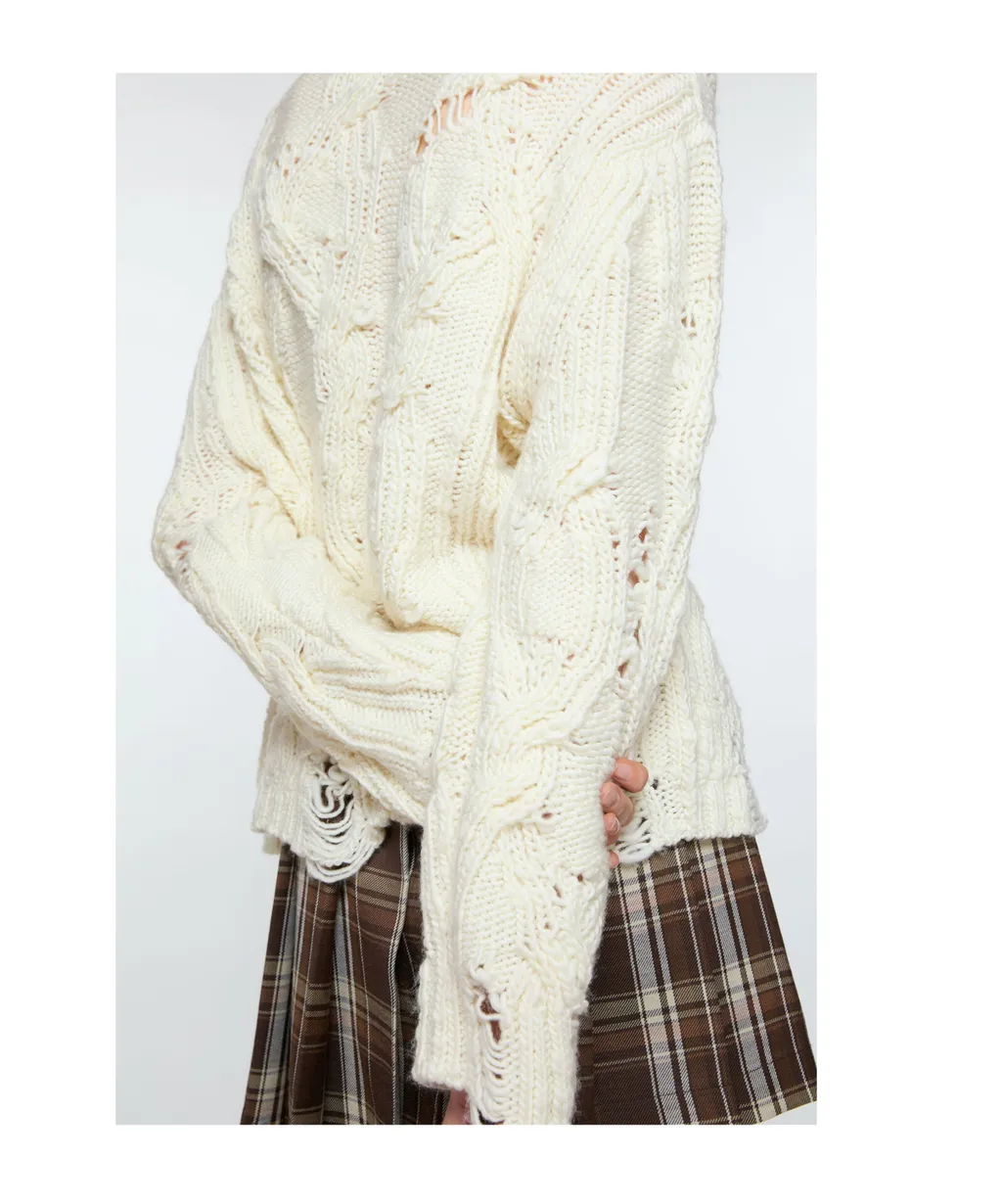 Acne Studios Distressed Crewneck Jumper
