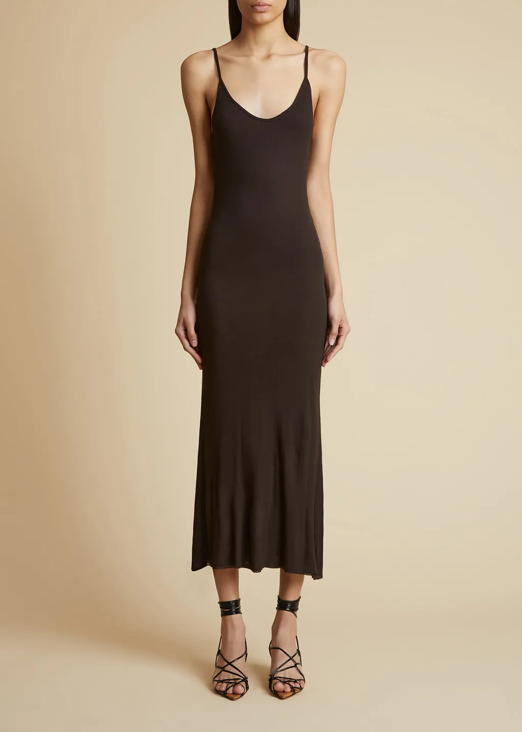 Khaite Leesal Sleeveless Maxi Dress