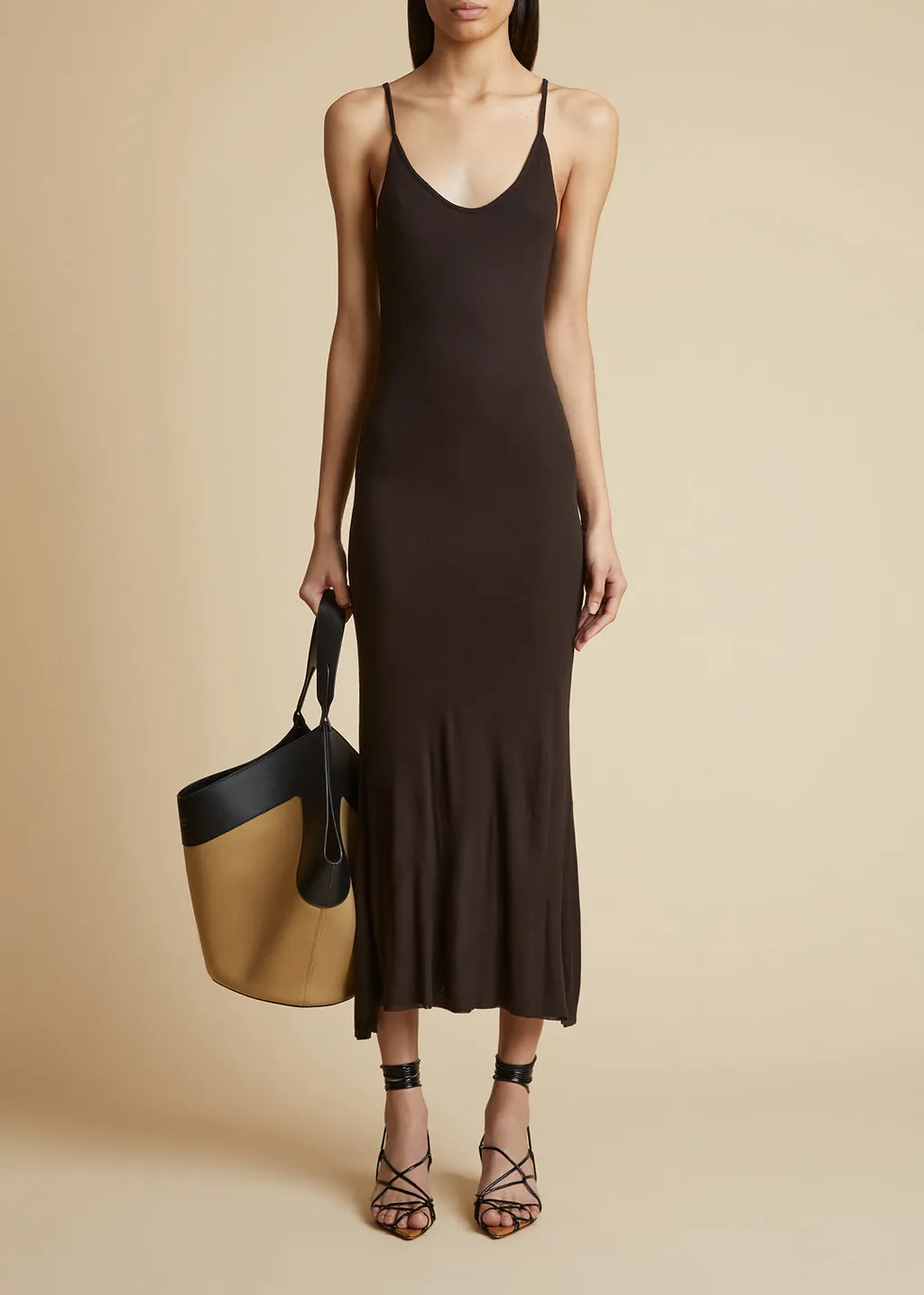 Khaite Leesal Sleeveless Maxi Dress