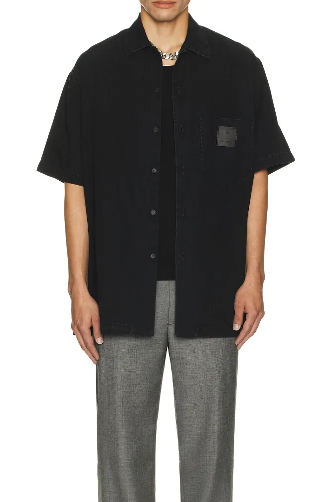 Logo-Patch Shirt