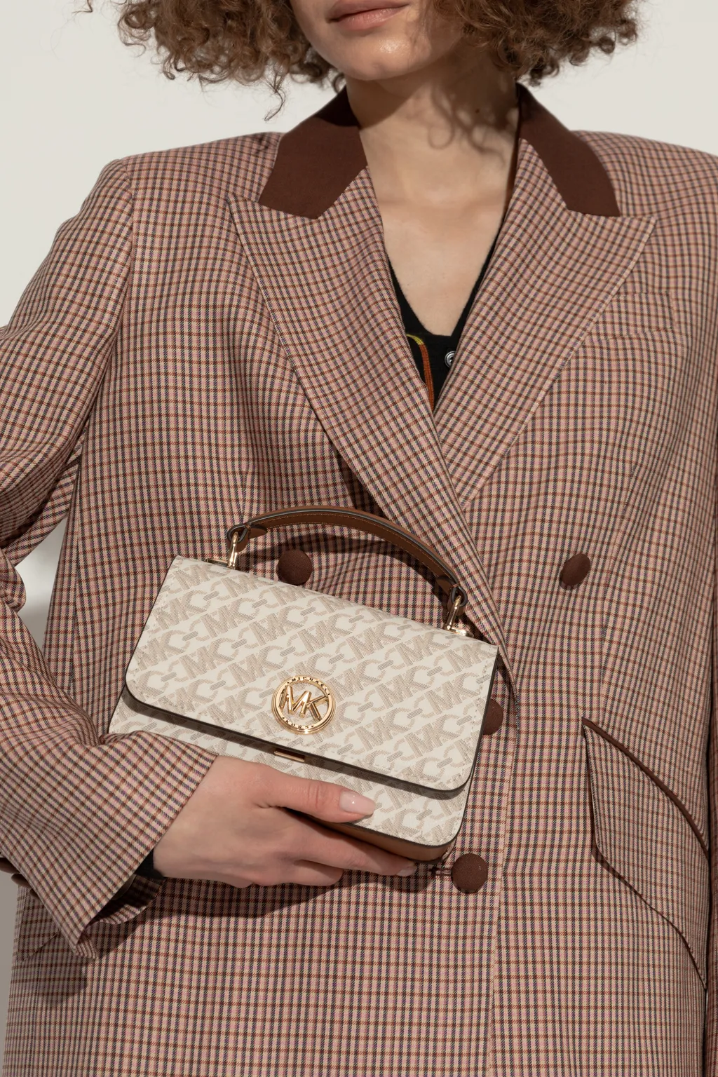 Monogram Logo-Plaque Tote Bag