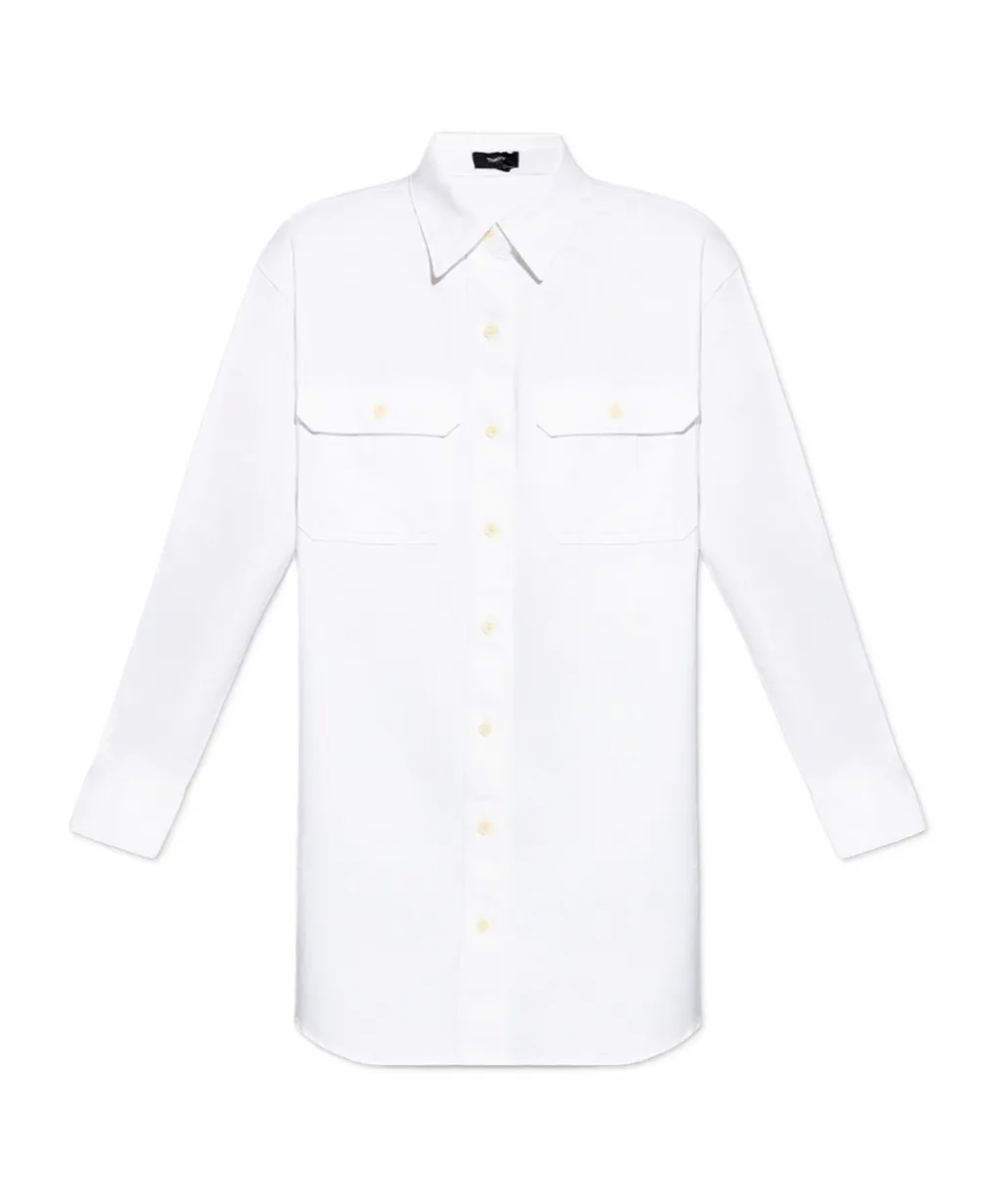 Long-Sleeve Cotton Shirt
