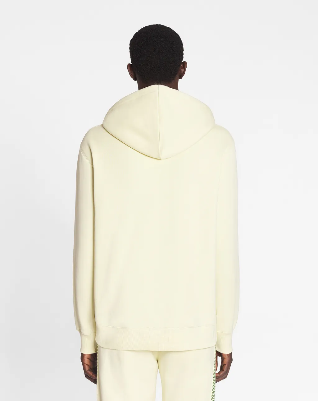 Lanvin Logo-Embroidered Lace-Detailed Drawstring Hoodie