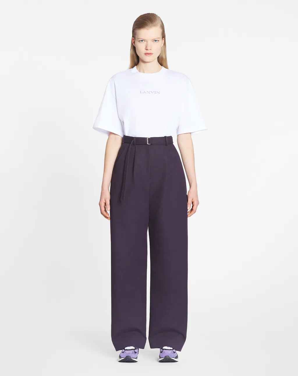 Lanvin Logo Embroidered T-Shirt
