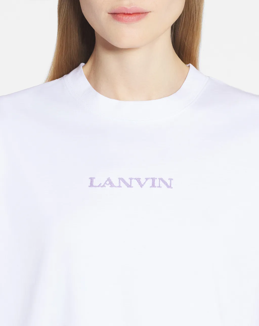 Lanvin Logo Embroidered T-Shirt