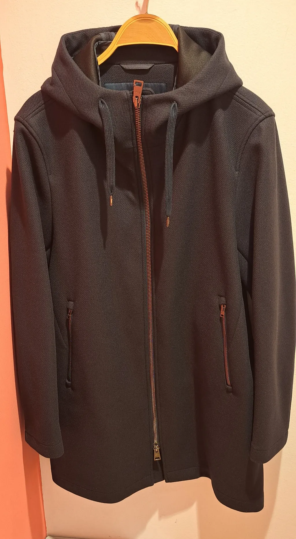 Herno Logo-Plaque Drawstring Hooded Coat