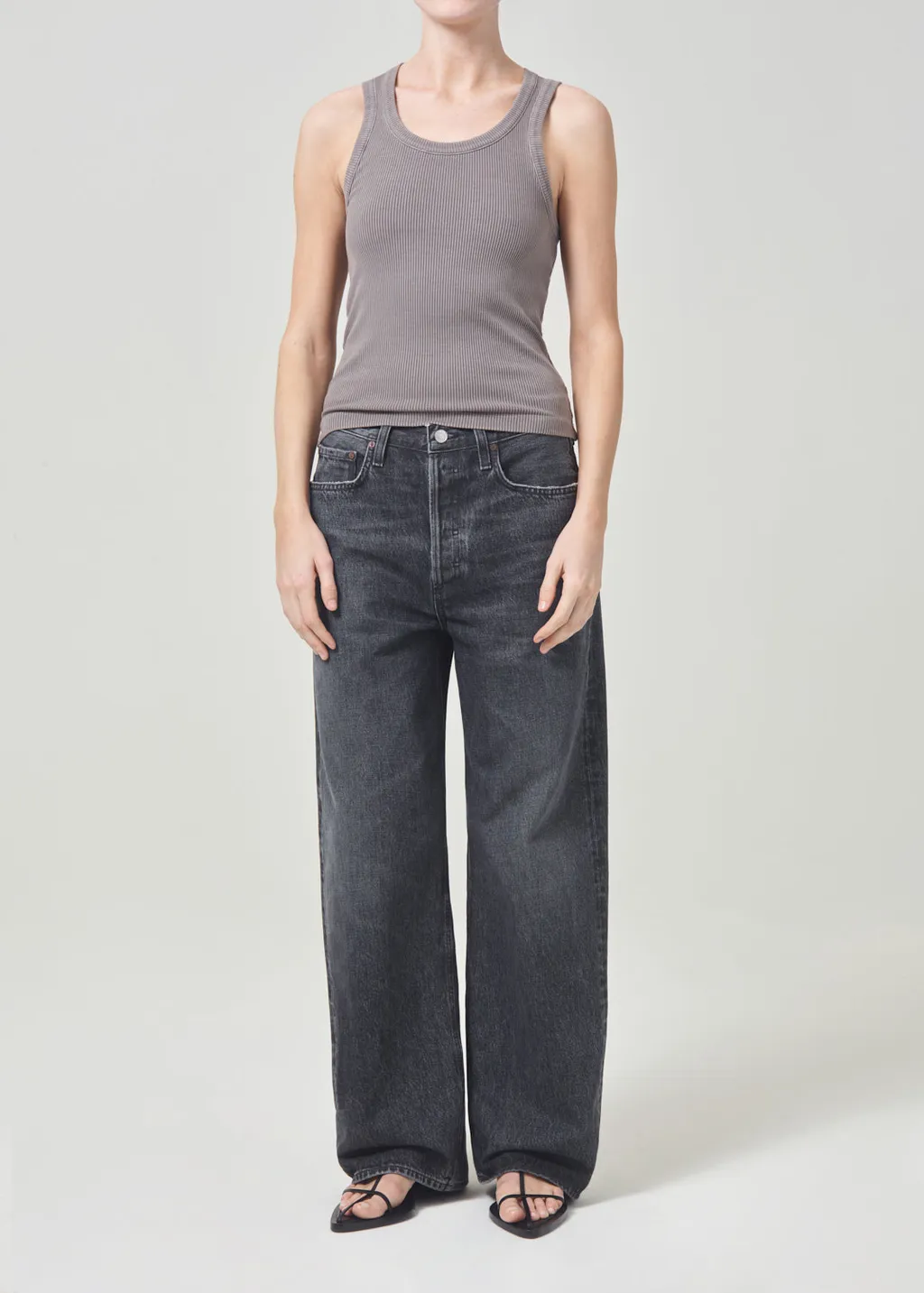 Agolde Low Slung Baggy Straight-Leg Jeans