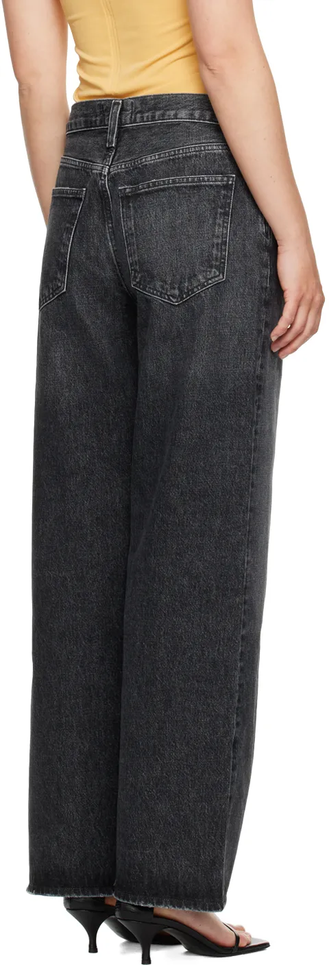 Agolde Low Slung Baggy Straight-Leg Jeans