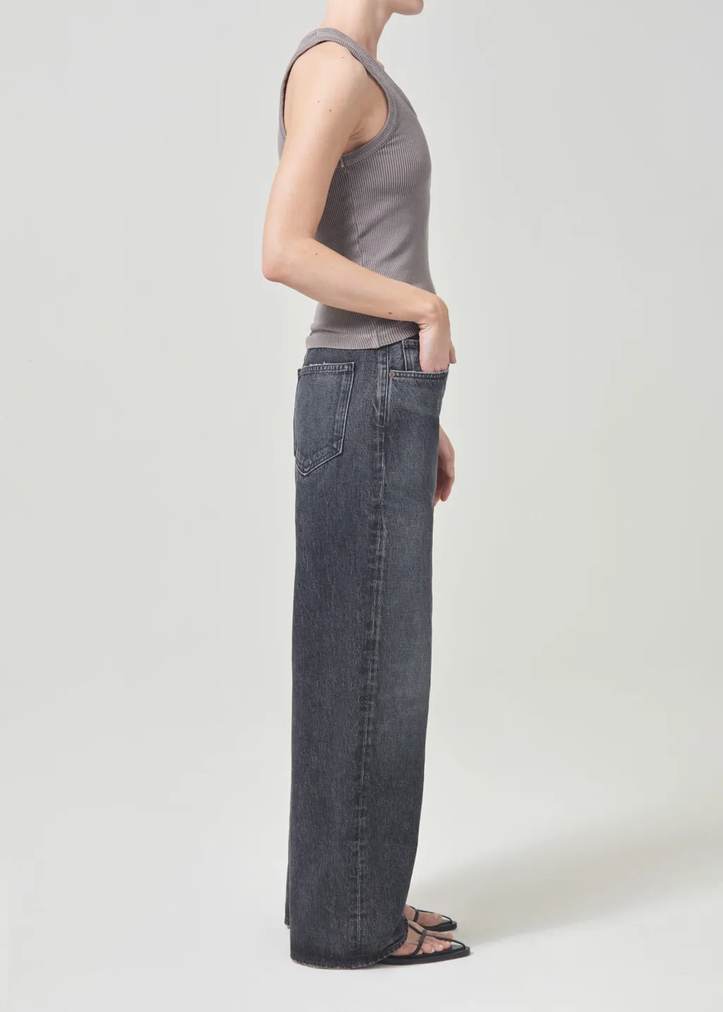 Agolde Low Slung Baggy Straight-Leg Jeans