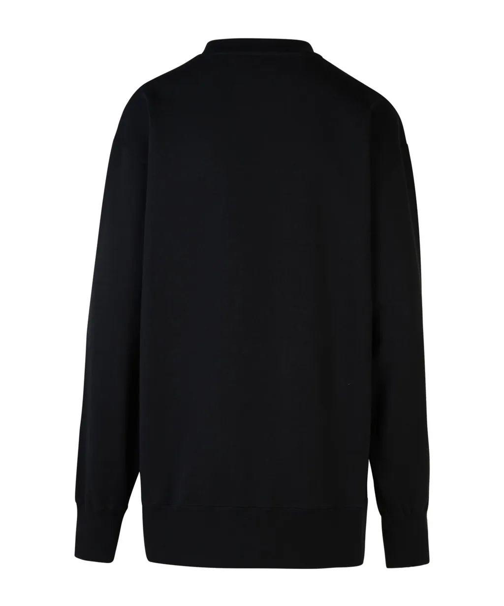 Moschino Jeans Logo-Printed Crewneck Sweatshirt