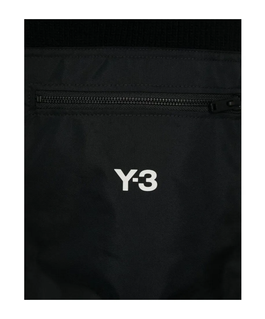 Y-3 Logo Printed Sleeved Scarf
