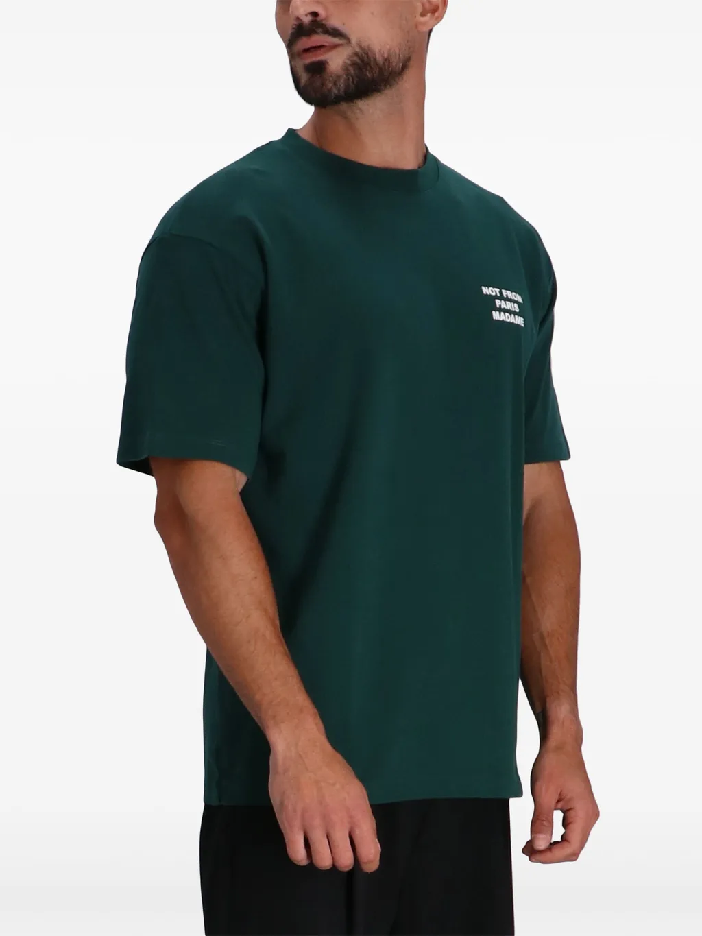 Slogan-Print Cotton T-Shirt