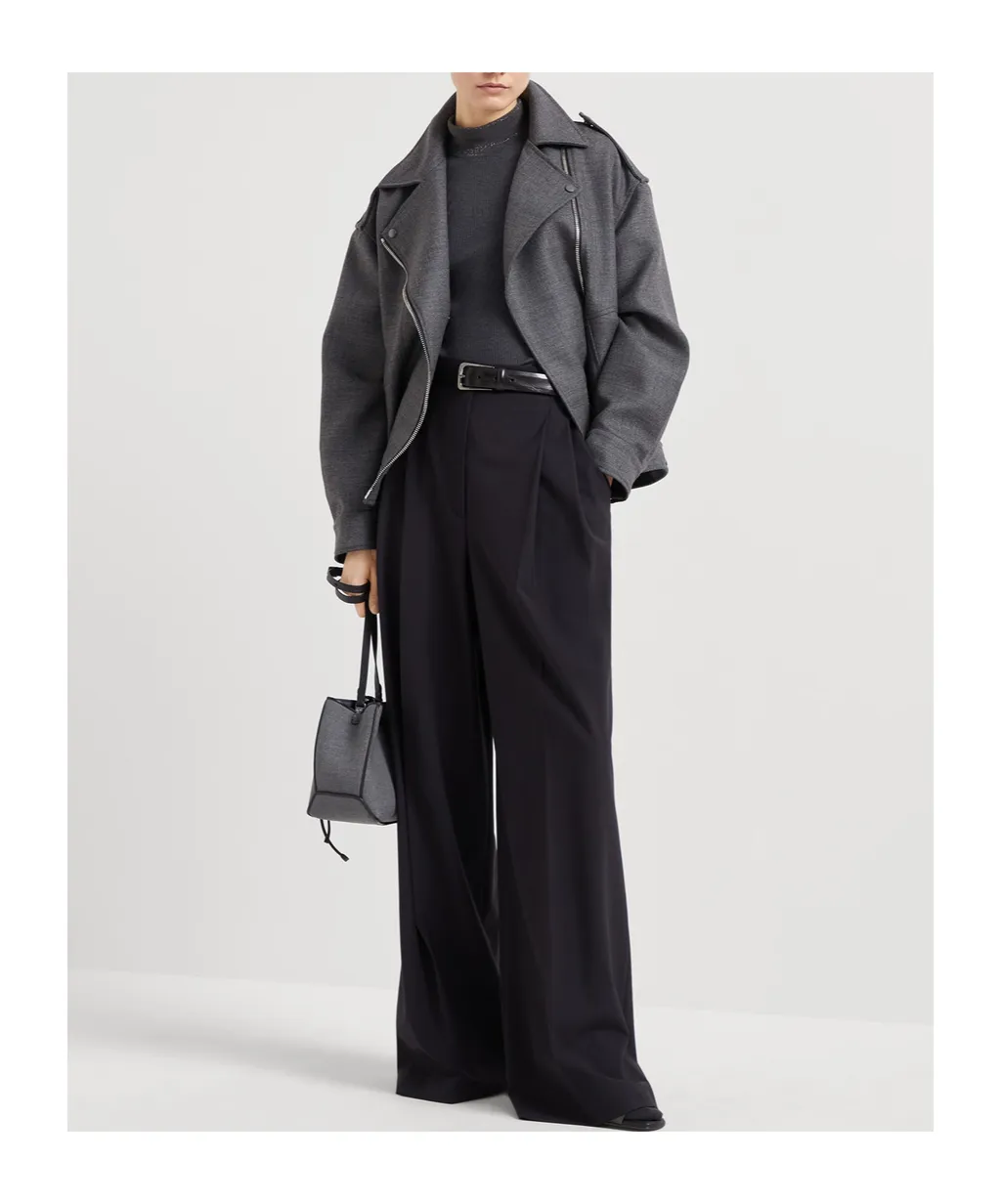 Brunello Cucinelli High-Neck Ribbed Jumper