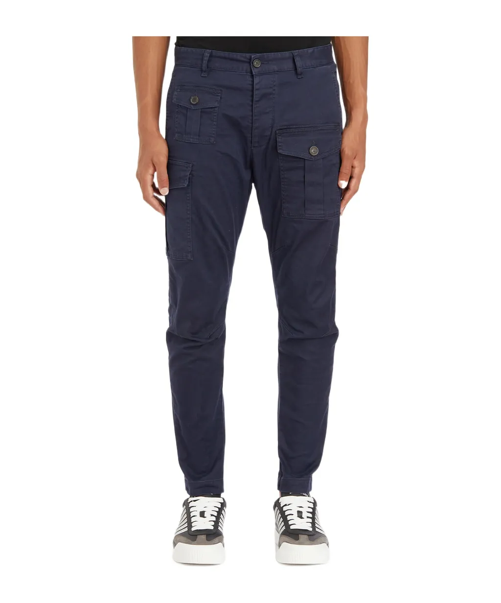 Dsquared2 Logo Plaque Cargo Pants
