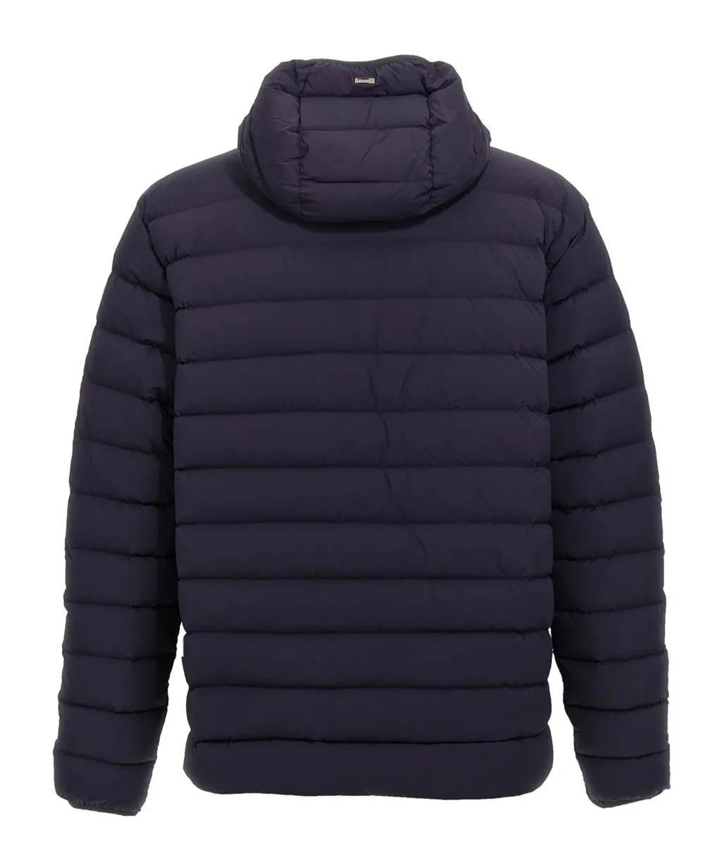 Herno Hooded Quilted Zip-Up Down Jacket