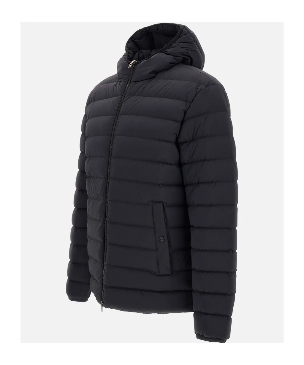 Herno Hooded Quilted Zip-Up Down Jacket