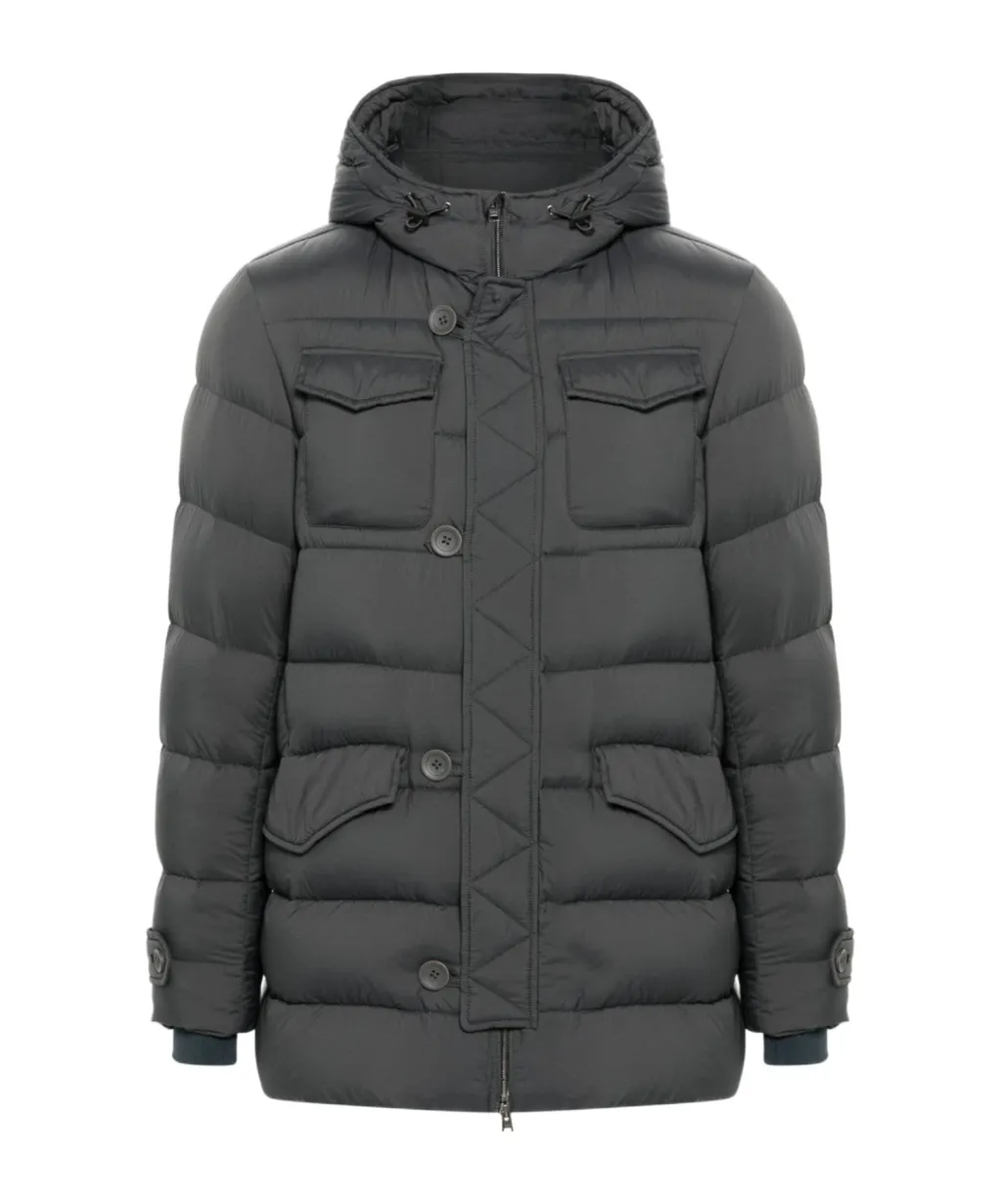Herno L'eskimo High Neck Hooded Coat