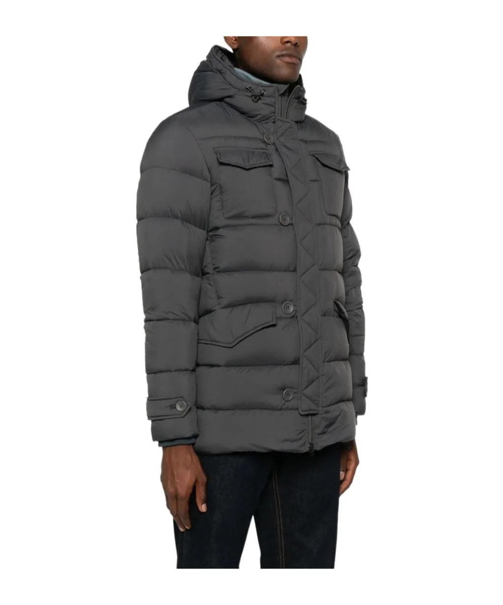 Herno L'eskimo High Neck Hooded Coat