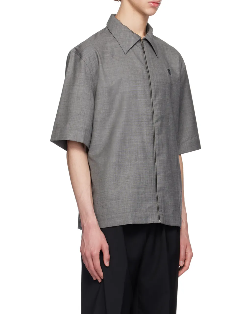 Givenchy Collared Short-Sleeve Shirt