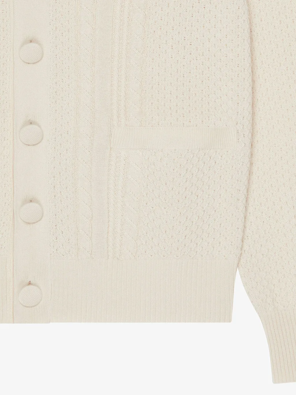 Givenchy Button-Up Knit Cardigan