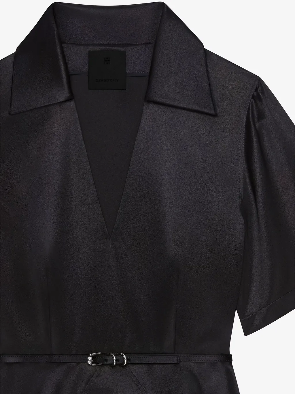 Givenchy Collared Belted Dress