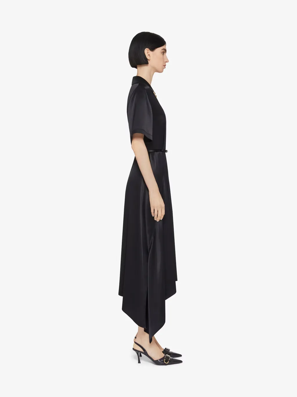 Givenchy Collared Belted Dress