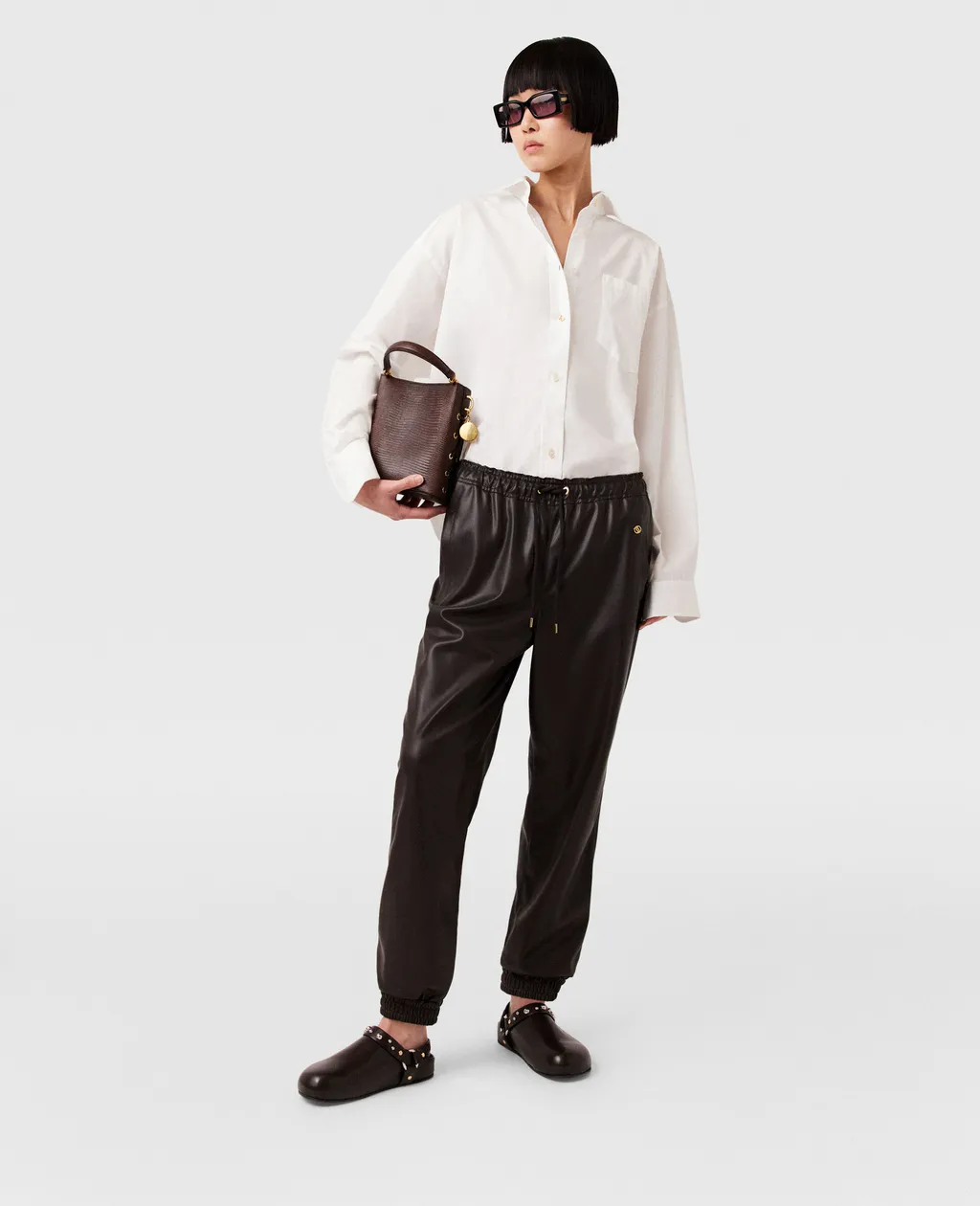 Stella Mccartney Alter Mat Drawstring Tapered Trousers