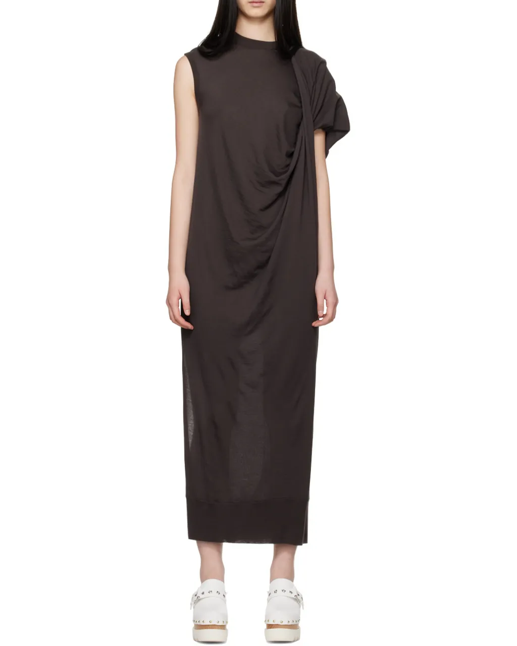 Asymmetrical Wool Dress