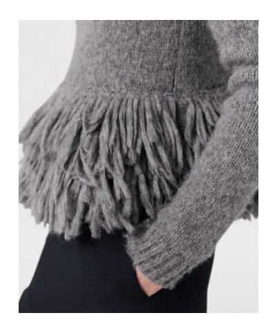 Stella Mccartney Peplum Detailed Crewneck Jumper