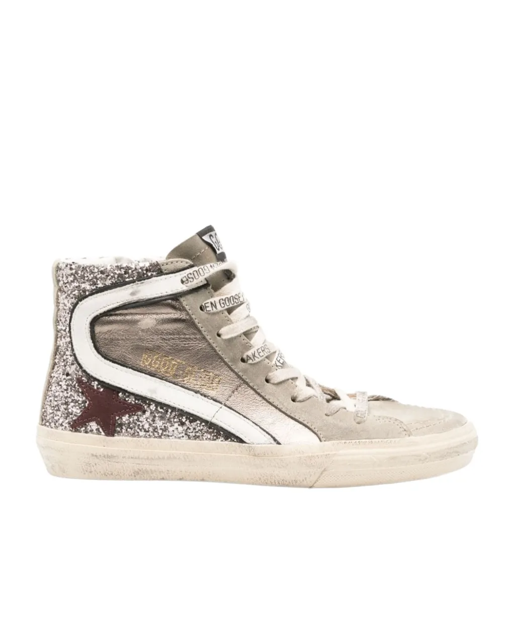 Golden Goose Deluxe Brand Slide Sequin-Embellished Sneakers