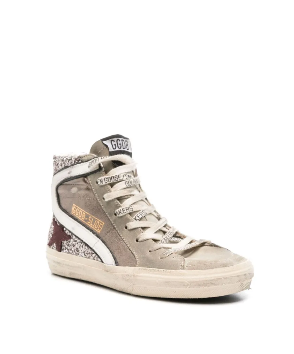 Golden Goose Deluxe Brand Slide Sequin-Embellished Sneakers