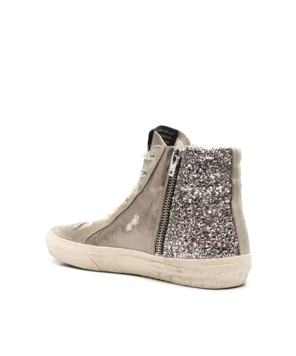 Golden Goose Deluxe Brand Slide Sequin-Embellished Sneakers