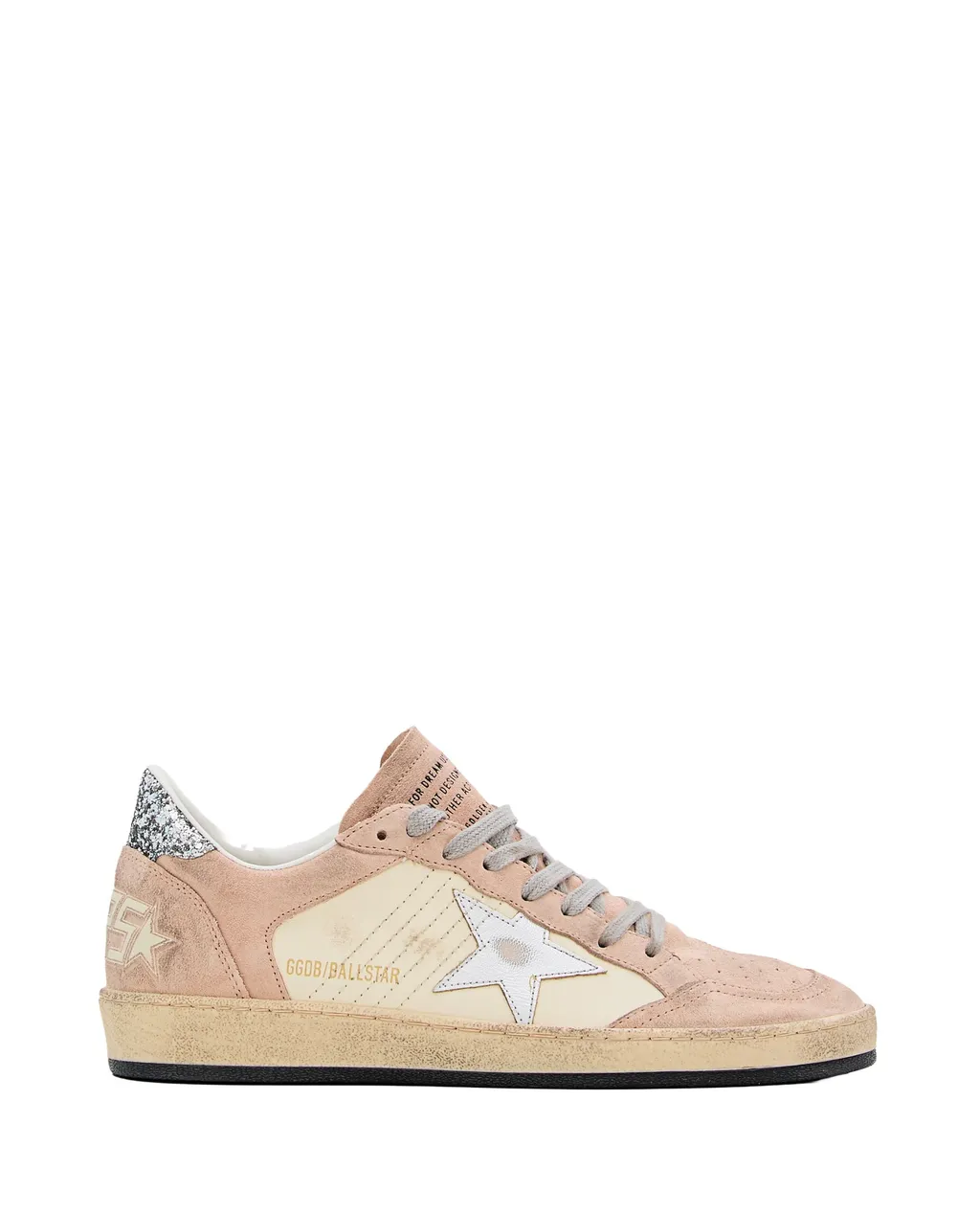 Golden Goose Deluxe Brand Ballstar Glitter-Embellished Sneakers