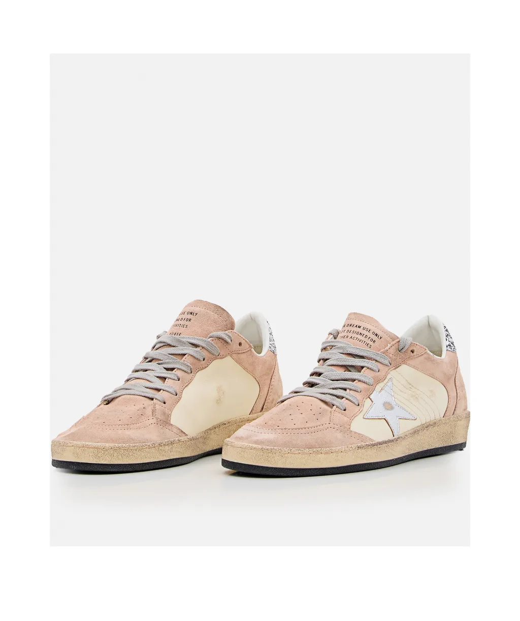 Golden Goose Deluxe Brand Ballstar Glitter-Embellished Sneakers